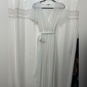 Baltic Born Kristina Maxi dress in White